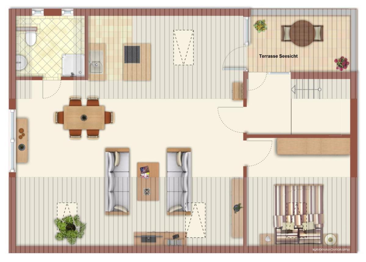 Ferienwohnung Seesicht Росток Екстериор снимка